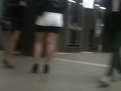 Sexy Spy Cam Ass in Jeans at Railway