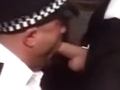 Uniformed Cops sucking their hard cocks