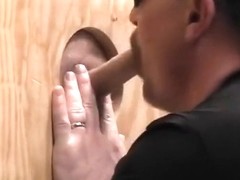 Gay Star Sucks A Stranger's Cock At A Glory Hole