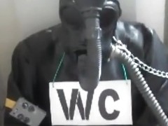 Heavy Rubber Piss Gimp