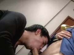 Big dick gay oral sex with cumshot