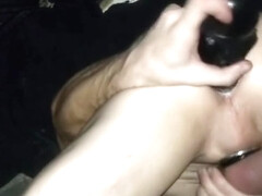 Bbc dildo creampie boipussy self facial