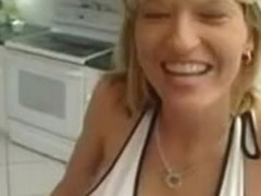 Busty MILF has fun with a big cock