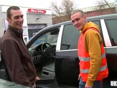 Big dick daddy flip flop with facial