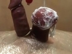 CBT: Icy Hot, Electrostim, Urethral Toy, Balls Suspended