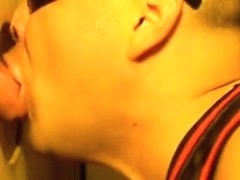 BI-GUY WITH EXTRA THICK WHITE COCK GETS SUCKED AFTER WORK