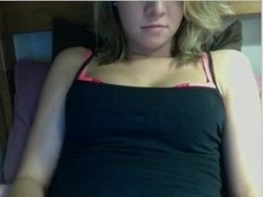 Sexy Golden-Haired Masturbate on Chatroulette