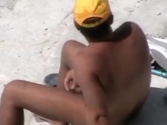 Yellow-Cap Guy Wankin' by the Seaside.avi