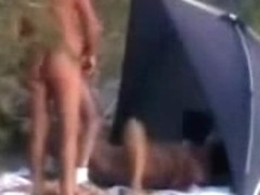 Mature pervert bitch at the beach 2