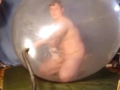 Climb inside balloon