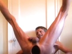 In the Gazoo... fist, massive wazoo plug, and stripped squirting pecker