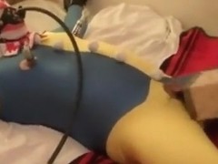 Clown Zentai Bondage