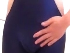 My 1st enema in wreslting singlet