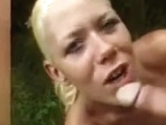 Sexy Blonde Legal Age Teenager Outdoor