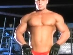 Chad Ray Martin in leather