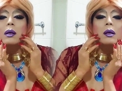 Sissy niclo sexy makeup   smoking 7