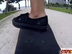 Skateboarders stiff man meat makes stepmom horny and have sex