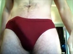 briefs 1st then jerk off and cum