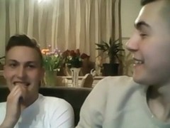 Romanian Italian Boys Have Fun On Webcam