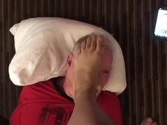 White Fag Licks My Feet 001