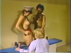 Uniformed vintage shemales chap have a fun