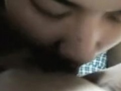 Asian GF licked to cum
