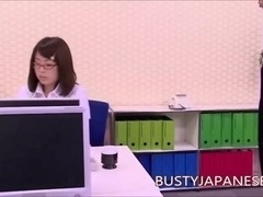 Rin Aoki nice office fuck