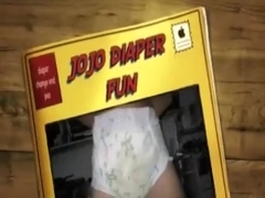 JoJo Diaper Fella - Attends 10 M Diaper Peeing & Change