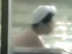 Asian girls naked in the pool hidden cam video