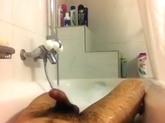 First Video: Bath Jerk off