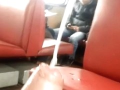 GUY ERUPTS ON THE TRAIN