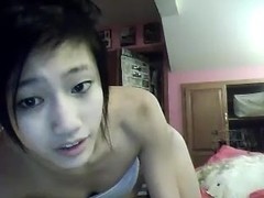 mega cute asian teen on webcam