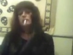 Leather and thighboots poppers and inflatable butt-plug