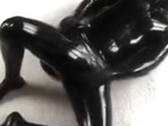 rubber cat wanking