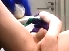 Another Japanese girl CD cosplay masturbates