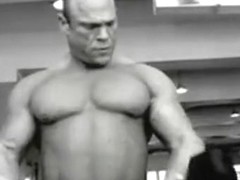 Jean St. Laurent workout and posing