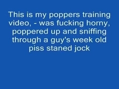 Jock out to complete My Poppers Training