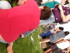 Huge Buttcrack in Student's Day