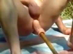 Dildosex am Badesee-Tief in den Knackpo