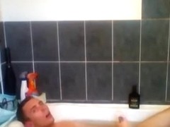 Twink jerking off in the bathroom