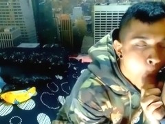 Horny male in horny latino gay porn clip