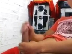 jerking my hung big dick