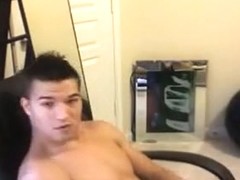Exotic male in horny handjob gay sex video