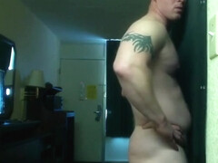 Straight ginger hung muscle gloryhole