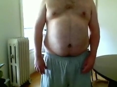 Overweight Bear Masturbates two