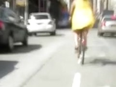 un bel culo in bicicletta