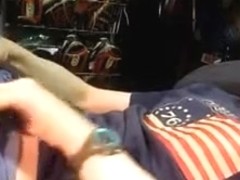 Loose blue underpants