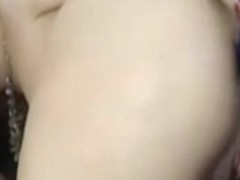 Lusty webcam MILF toys her butt with a big dildo