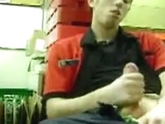 Jerking off at work