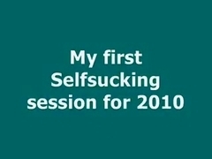 My 1St Selfsuck Session for 2010